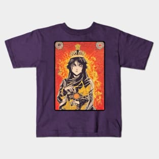 King Kindness Anime Is Watching With Abandon Kids T-Shirt